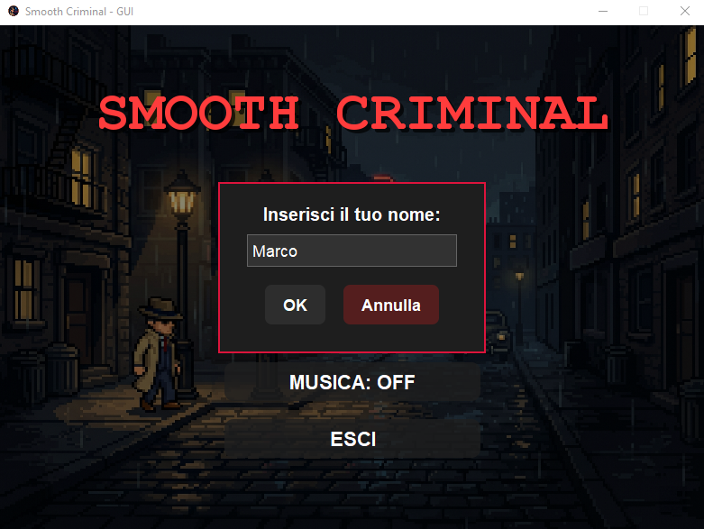 Gameplay SmoothCriminal - Inserici Nome